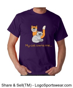 Adult - My cat owns me... Design Zoom