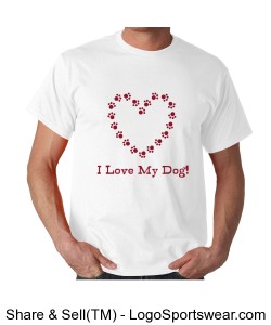 Adult - I Love My Dog! Design Zoom